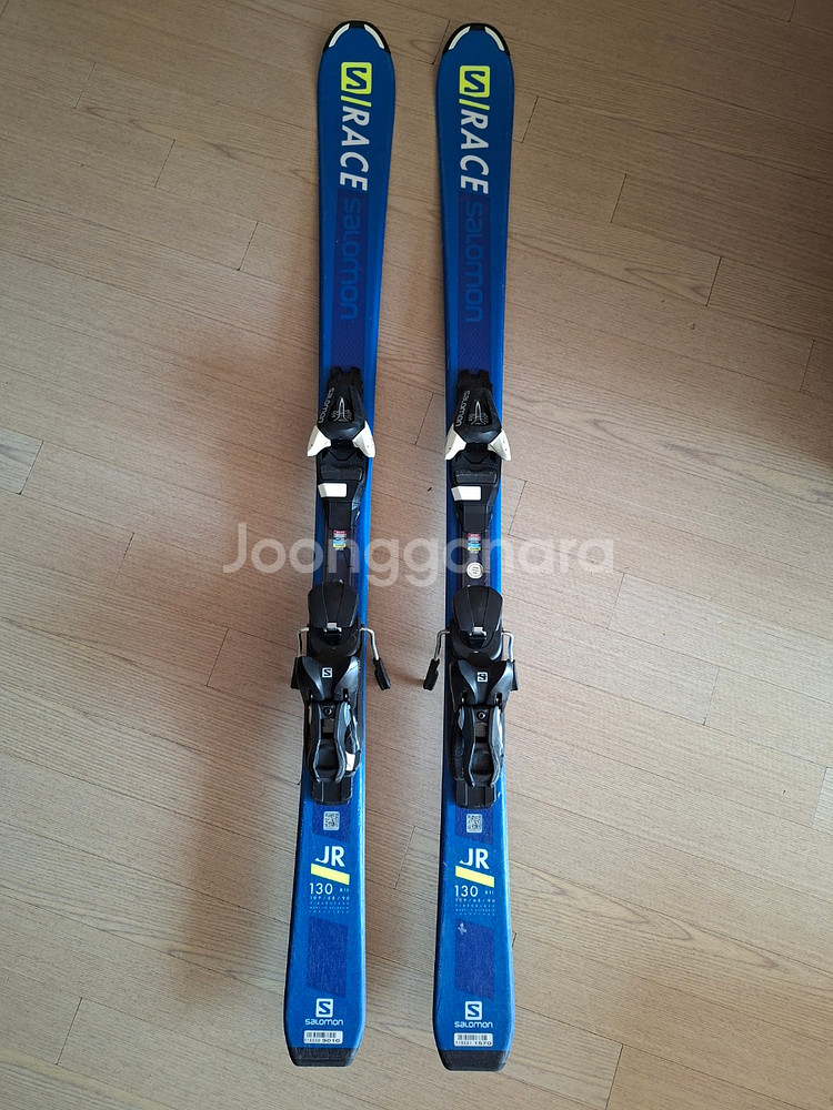 주니어 스키 풀세트 (살로몬 스키, 피셔 부츠)--1