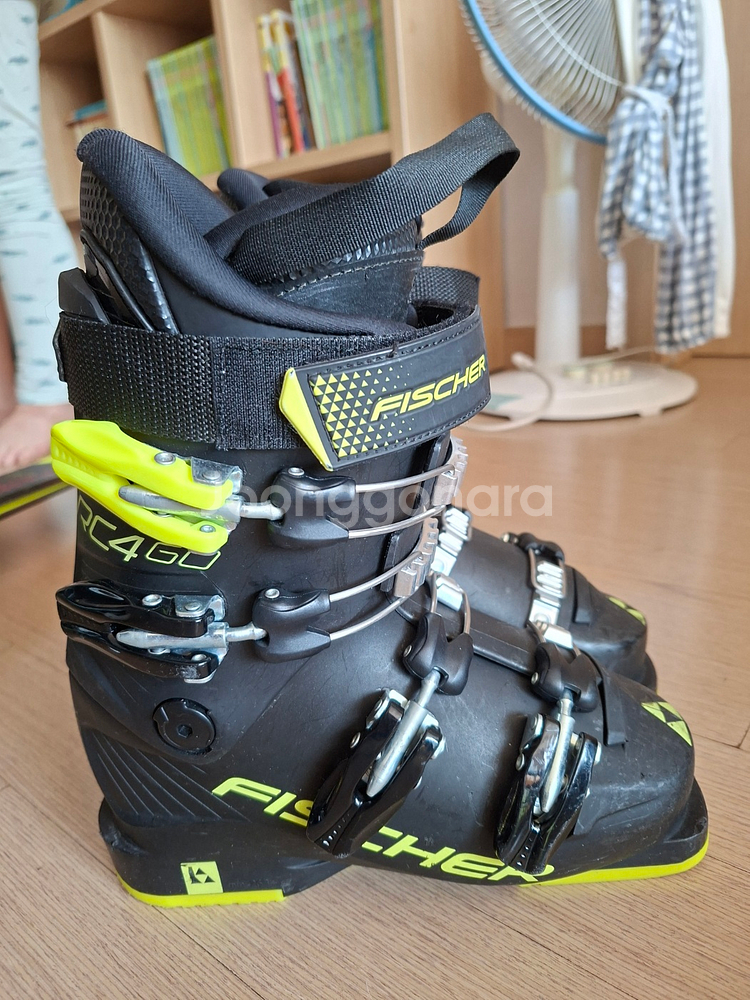 주니어 스키 풀세트 (살로몬 스키, 피셔 부츠)--3