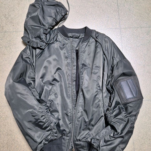 준지 후드 나일론 MA-1 항공점퍼 46 상품택