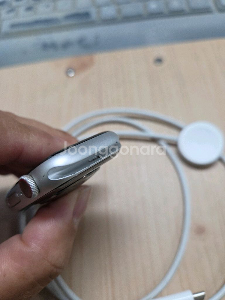 애플워치8 45mm 실버 알루미늄 셀룰러--3