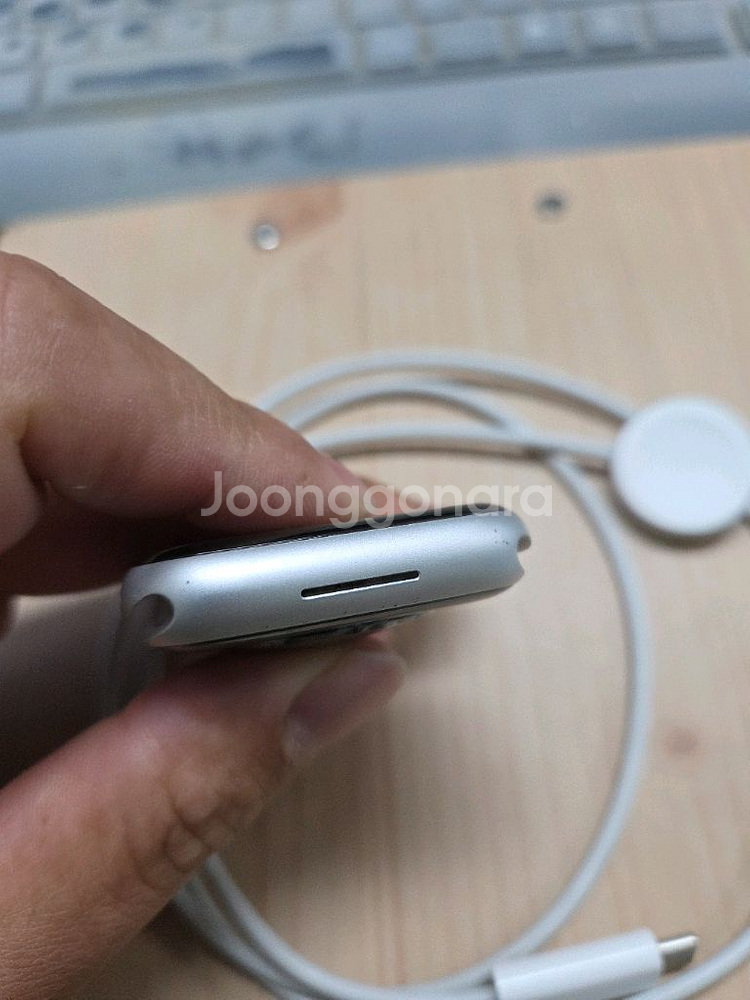 애플워치8 45mm 실버 알루미늄 셀룰러--4