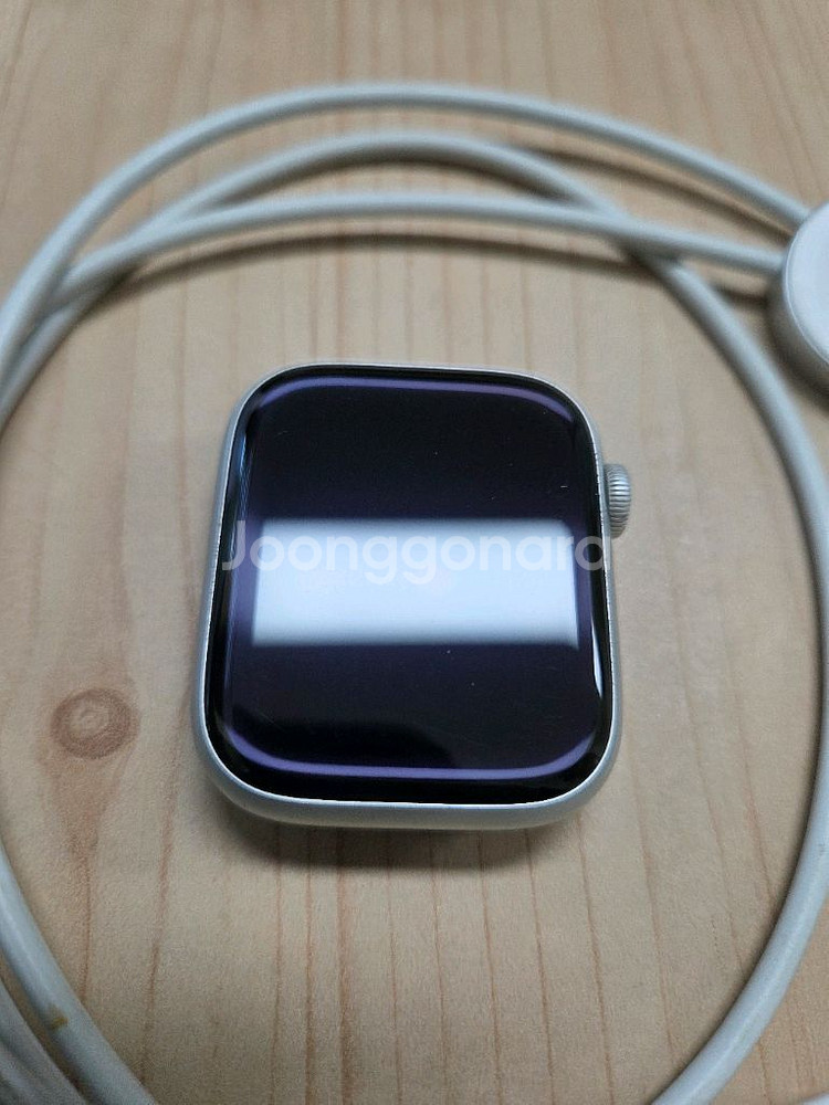 애플워치8 45mm 실버 알루미늄 셀룰러--1