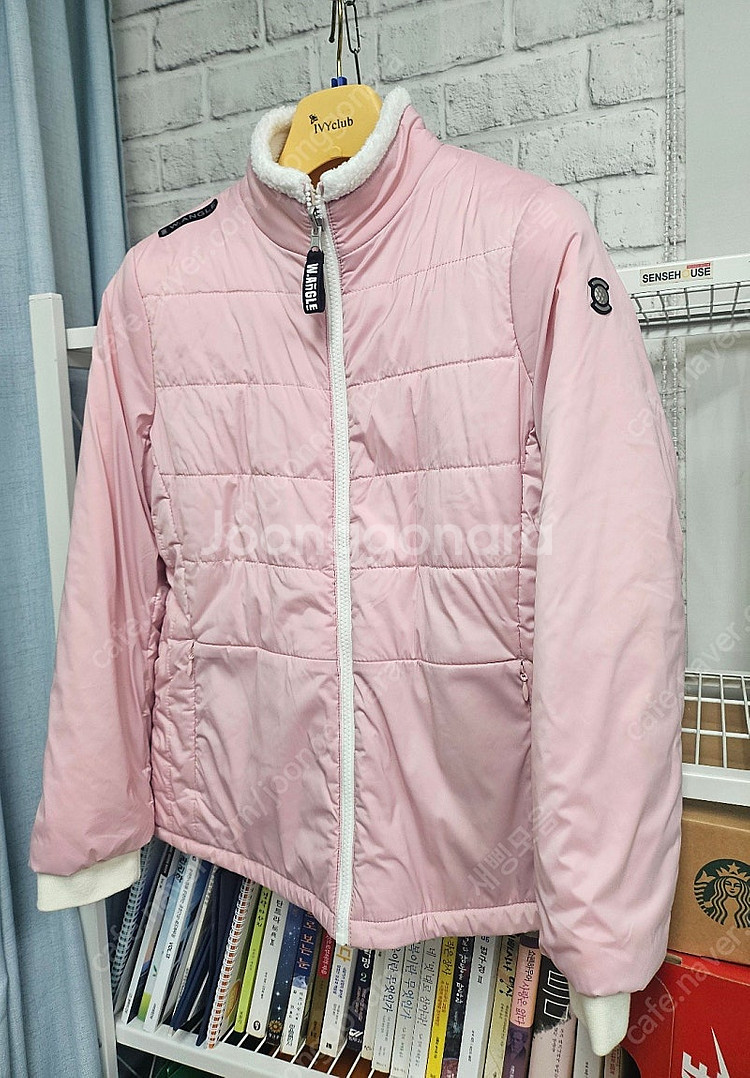 와이드앵글 여성골프패딩66 컨피던스 페르소나 양면 후리스자켓 AC59--2