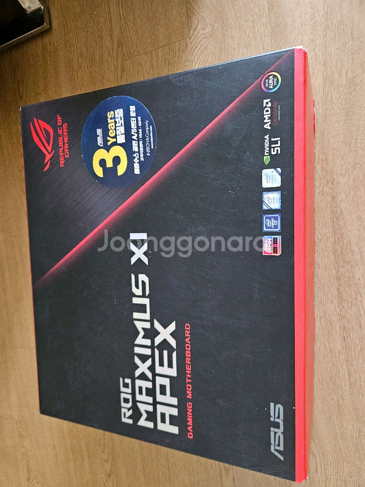 ASUS MAXIMUS XI apex 에이팩스 판매합니다.--0