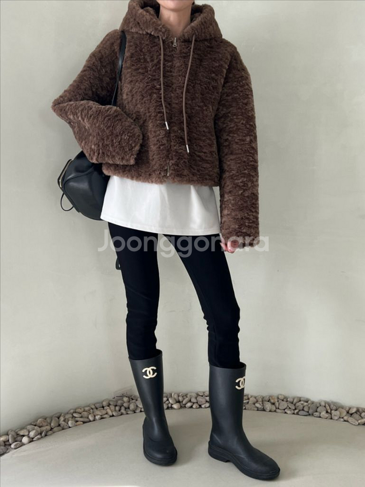 뽀글이 퍼자켓 양털 리버시블 무스탕(새상품)--2