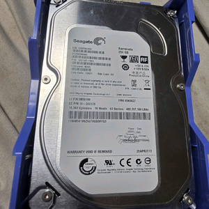 시게이트 NAS용 하드디스크 250기가
