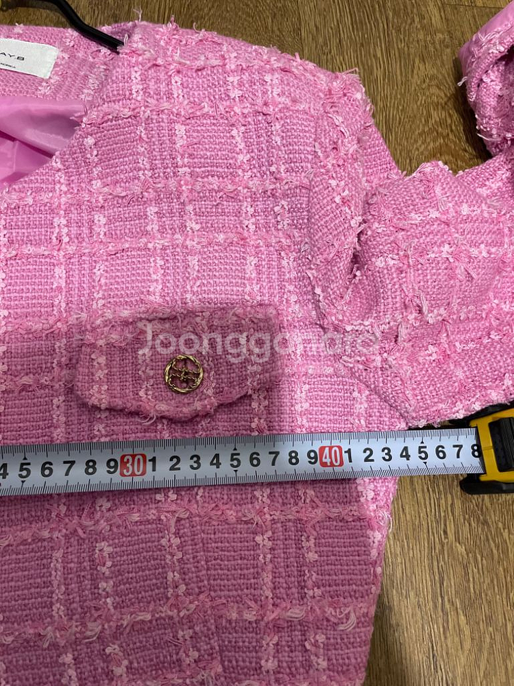 트위드자켓 숏자켓 크롭자켓:) 숏코트 하객룩 오피스룩--9