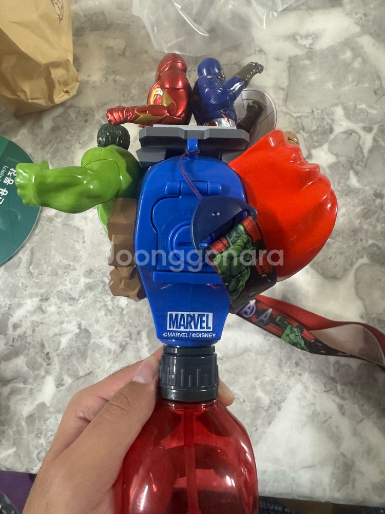 디즈니랜드 한정 마블 어벤져스 휴대용 선풍기(미스트 겸용)--0