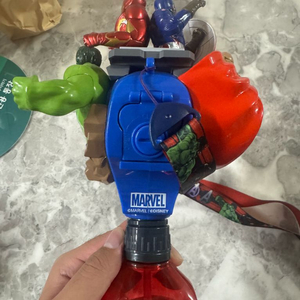 디즈니랜드 한정 마블 어벤져스 휴대용 선풍기(미스트 겸용)