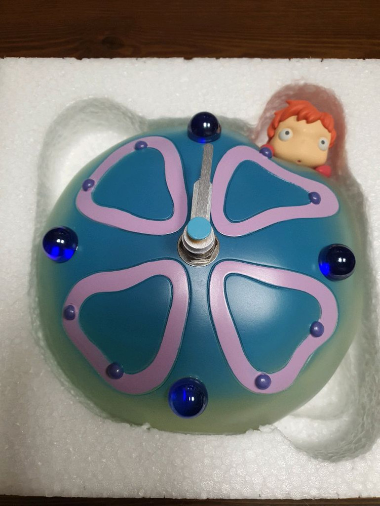 지브리 벼랑위의 포뇨 탁상시계--4