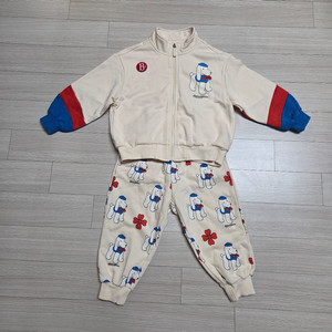 베베드피노 베들링턴 집업상하복 110 100