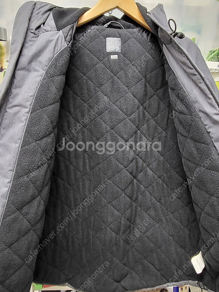 아르마니익스체인지 남성기모자켓 90 기모집업 기모후드집업 XA77--6