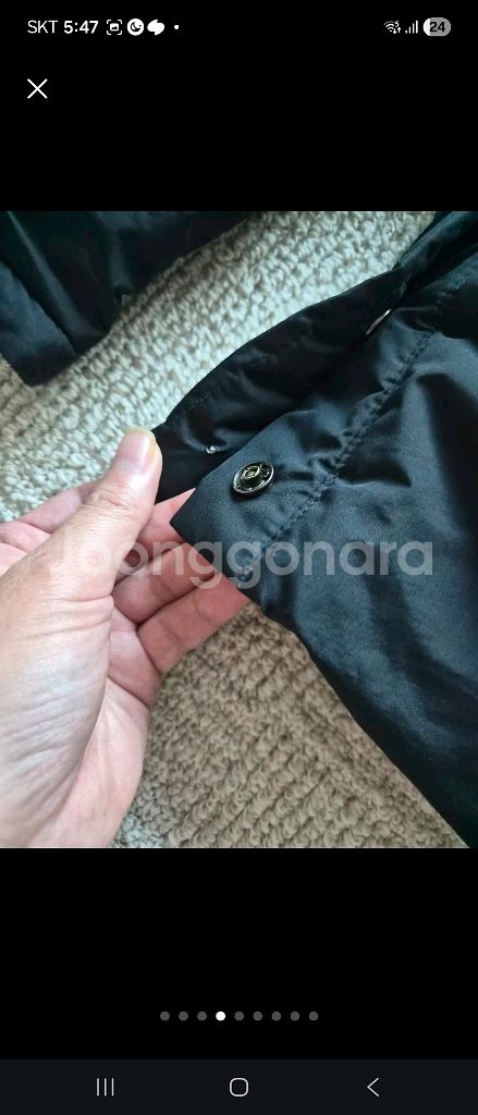 노스페이스 패딩 150 안감 양털집업160--3