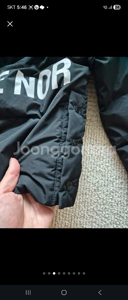 노스페이스 패딩 150 안감 양털집업160--2