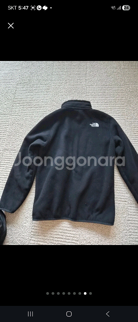 노스페이스 패딩 150 안감 양털집업160--6