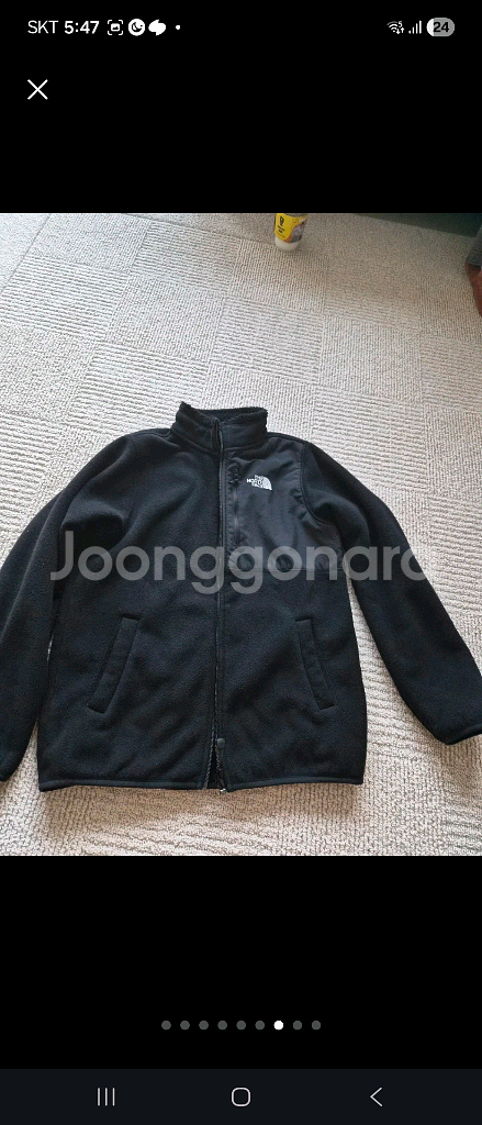 노스페이스 패딩 150 안감 양털집업160--5