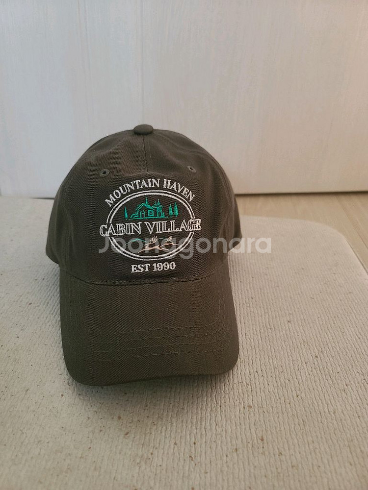 새상품) 카키색 볼캡 모자 / 시리즈 무신사 나이키 아디다스--0