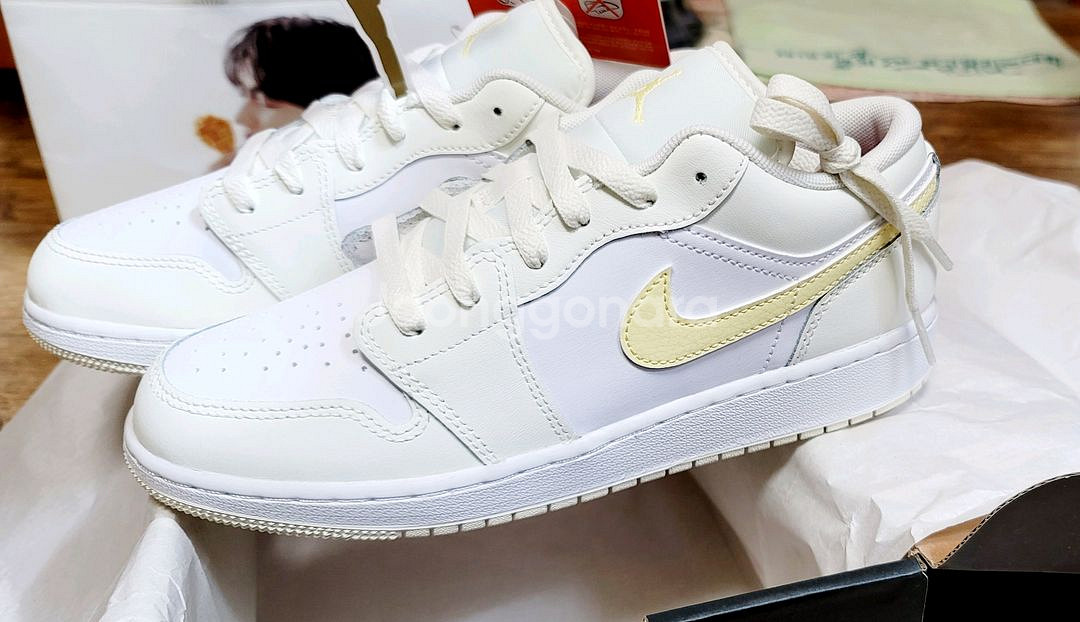 나이키 조던 1 로우 레이저 오렌지(나코탭 새상품) 박스포함--0