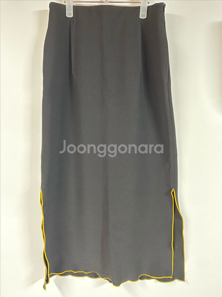 길트프리 블랙 롱스커트--0