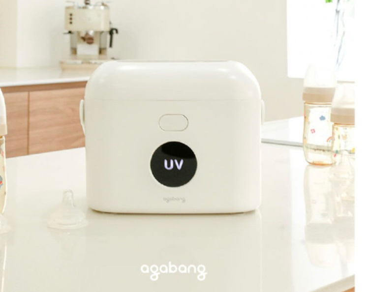 아가방 휴대용 젖병소독기 미개봉 새상품--1