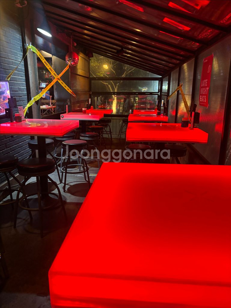 LED 조명 테이블 세트--0