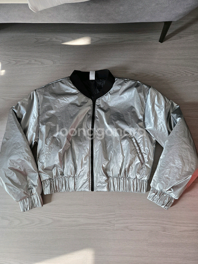 줌바웨어 크롭패딩 L--1