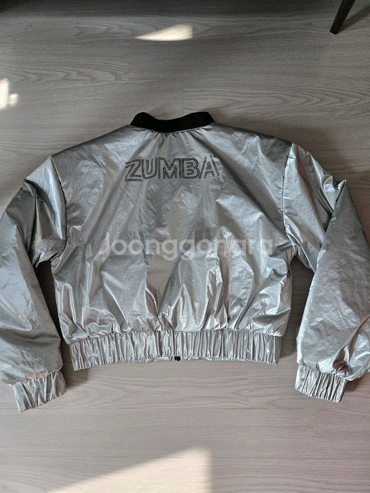 줌바웨어 크롭패딩 L--2