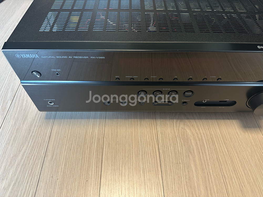 야마하 YAMAHA RX-V385 앰프 팝니다--1