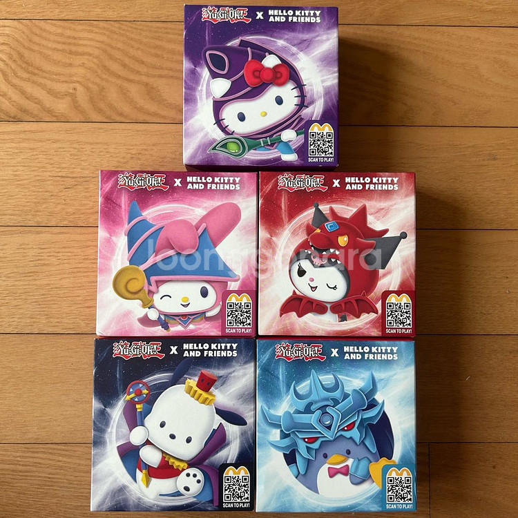 (새상품) 맥도날드 해피밀 유희왕 X 산리오 인형 키링--0