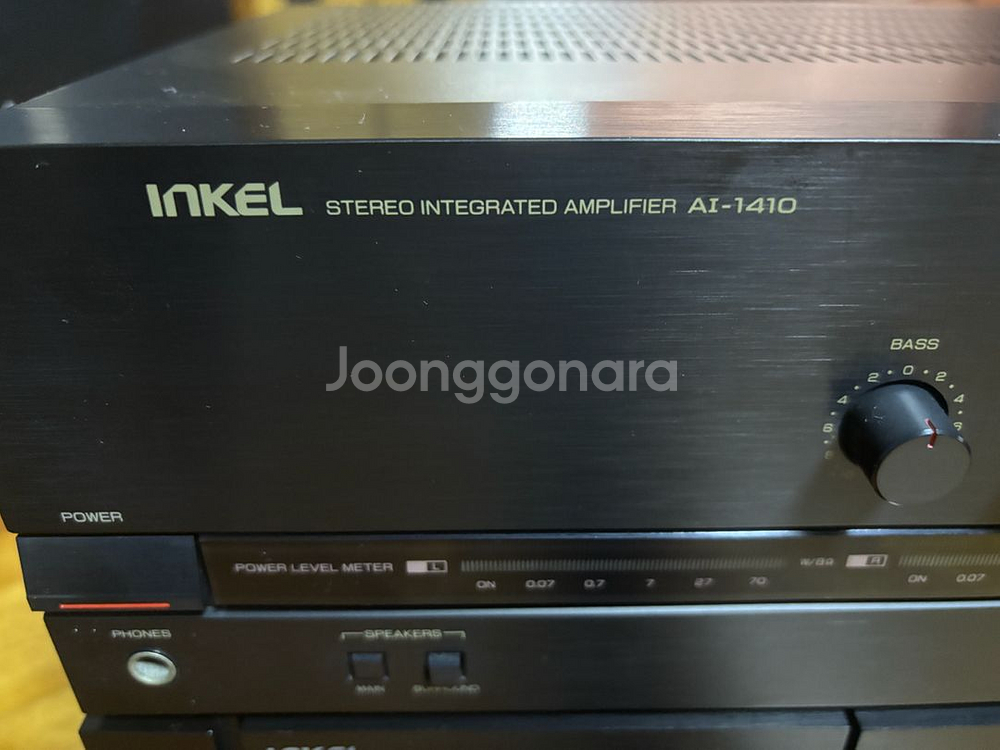 인켈 인티앰프 및 카세트 더블데크 오디오--1