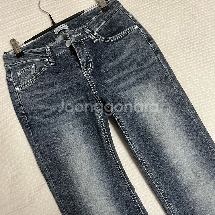 홀리 그레이중청 부츠컷 로우라이즈팬츠 S (시착1회)--5