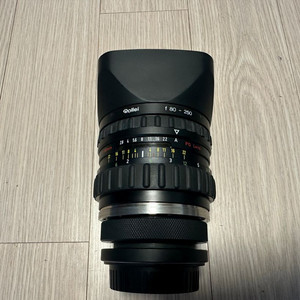 롤라이 HFT 80mm F2.8 플라나 캐논 EF마운트 개조 렌즈 팝니다