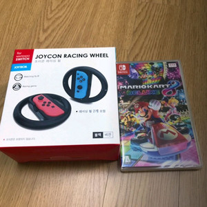 닌텐도 스위치 마리오카트 8 디럭스 + 레이싱 휠(미개