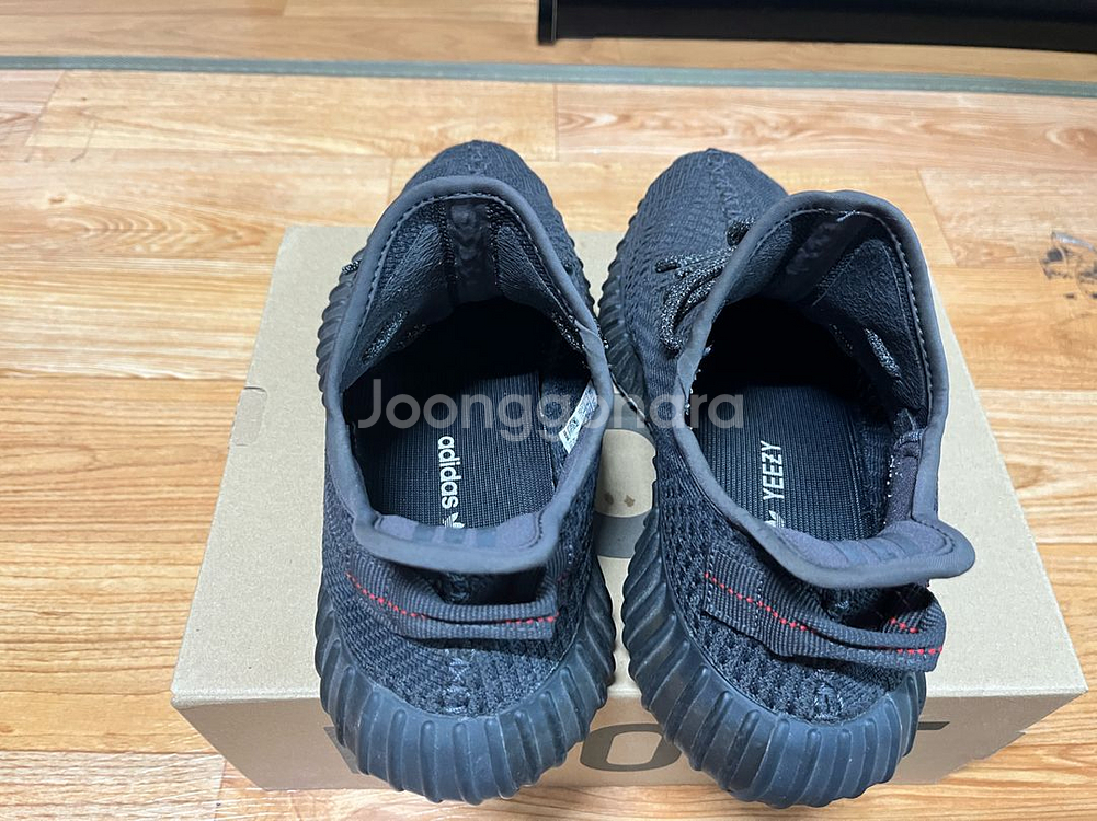 아디다스 이지 부스트 350 v2 트리플 블랙 논리플렉티브 (255) 중고 팝니다--3