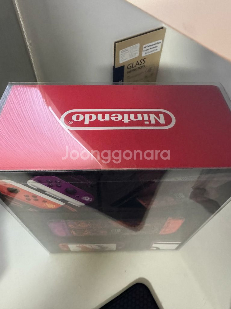 닌텐도 스위치 OLED 포켓몬스터 스칼렛 바이올렛 에디션 미개봉--2