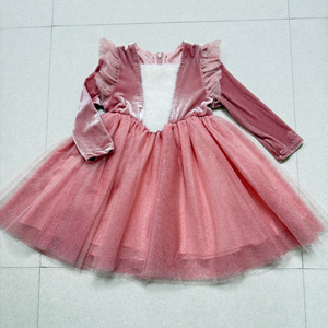 미착용) 룰라비 토끼 드레스 벨벳 100