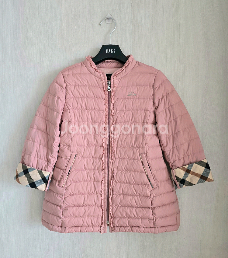 닥스키즈 여아 실루엣 경량 다운점퍼 120사이즈--0