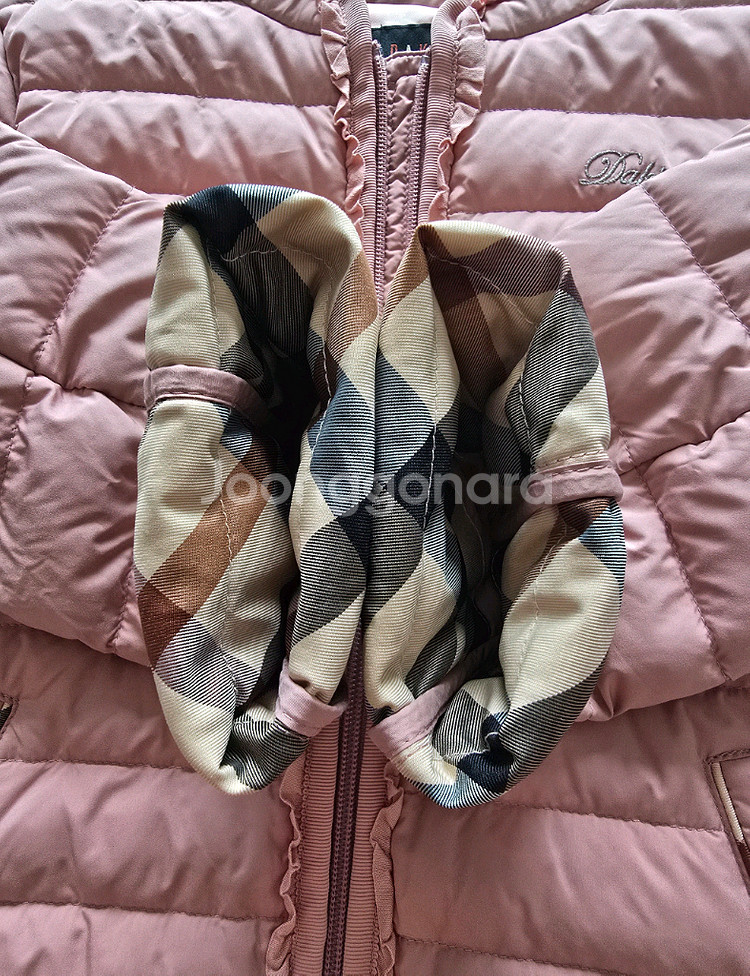 닥스키즈 여아 실루엣 경량 다운점퍼 120사이즈--8