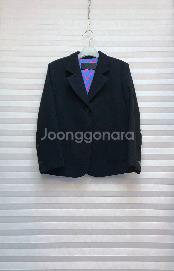 럭키슈에뜨> 울98 투버튼 자켓--0