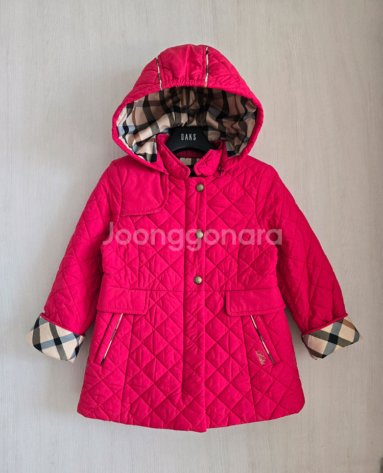 닥스키즈 여아 퀼팅 점퍼 120사이즈--0