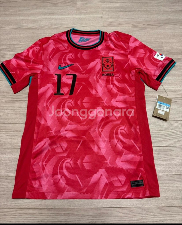 축구 국가대표 홈 유니폼 17번(배준호)--0
