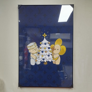 루이비통그림 루이비통액자 캐릭터 대형 그림 액자 팝아트 인테리어소품 인테리어액자 명품그림 가방 지갑 루이비통