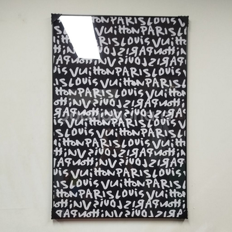 루이비통그림 루이비통액자 캐릭터 대형 그림 액자 팝아트 인테리어소품 인테리어액자 명품그림 가방 지갑 루이비통--0