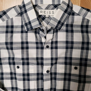 영국 REISS 체크무늬 셔츠 새컨디션