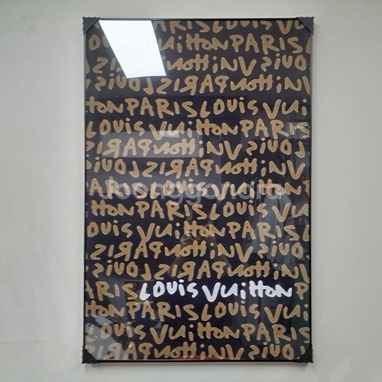 루이비통그림 루이비통액자 캐릭터 대형 그림 액자 팝아트 인테리어소품 인테리어액자 명품그림 가방 지갑 루이비통--0