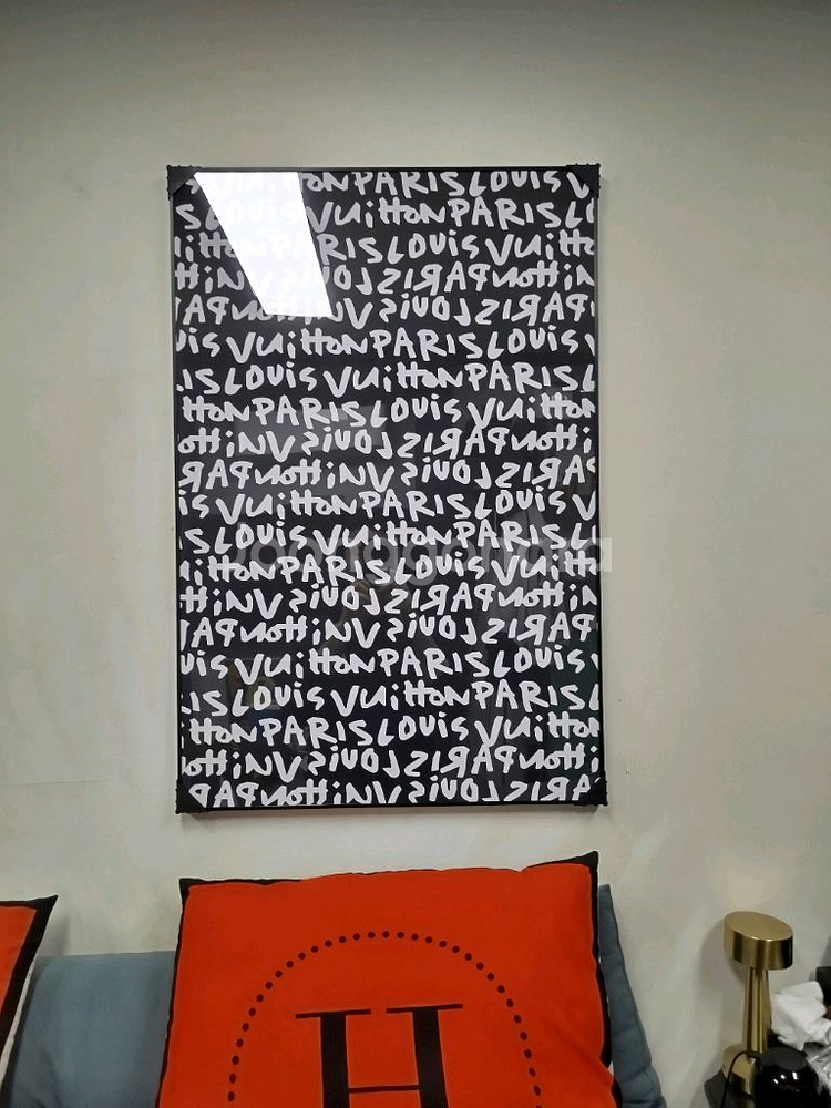 루이비통그림 루이비통액자 캐릭터 대형 그림 액자 팝아트 인테리어소품 인테리어액자 명품그림 캐릭터 트리 크리스마스--8