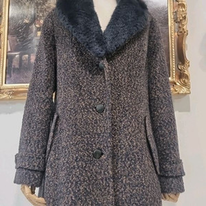 엔뎀 퍼 울 코트100 66~77택포