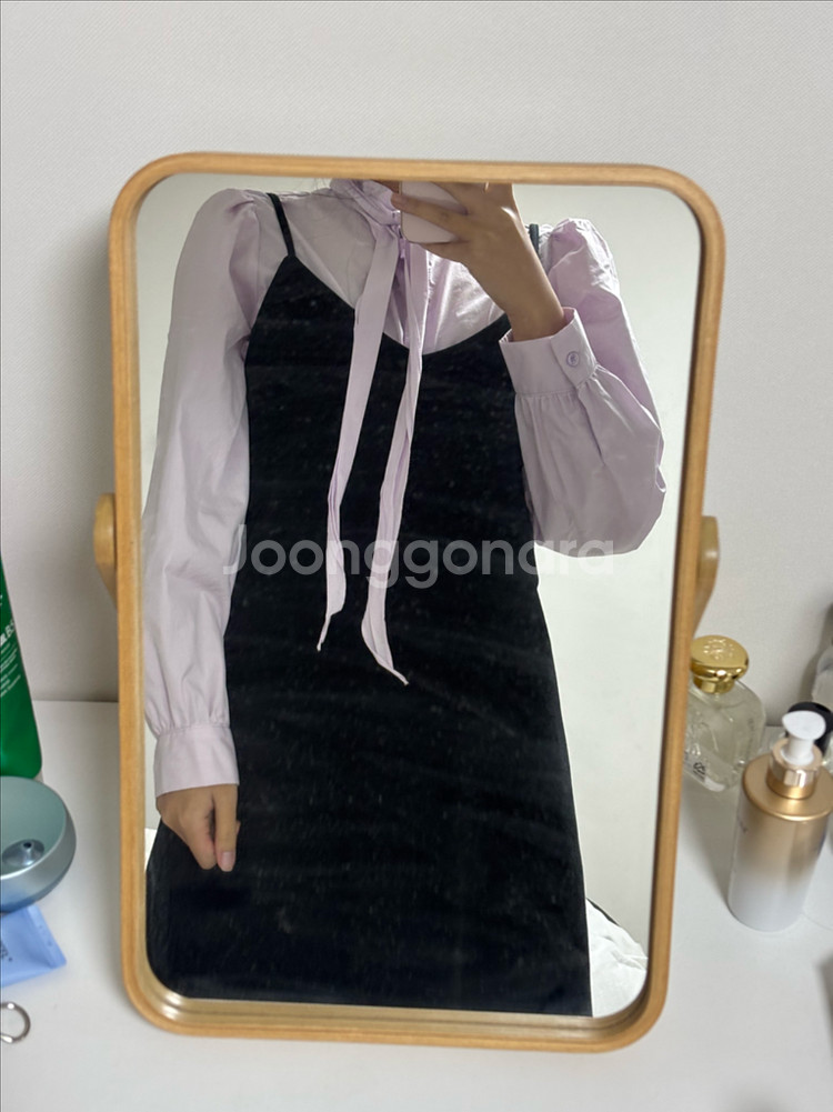 레이어드 뷔스티에 원피스--1