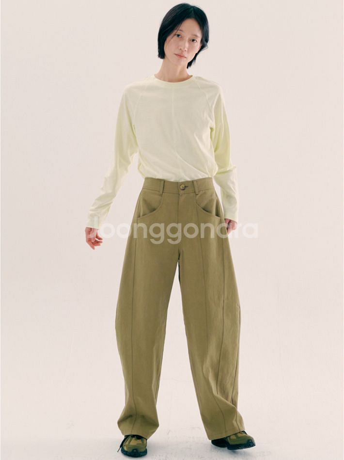 길트프리 커브드 팬츠--0