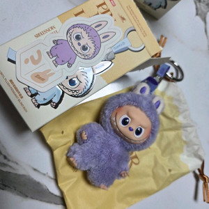 미니 라부부 ? 물음표 팝마트 키링 핀포러브